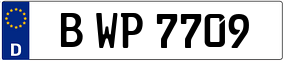 Truck License Plate
